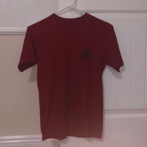 Vans red graphic tee